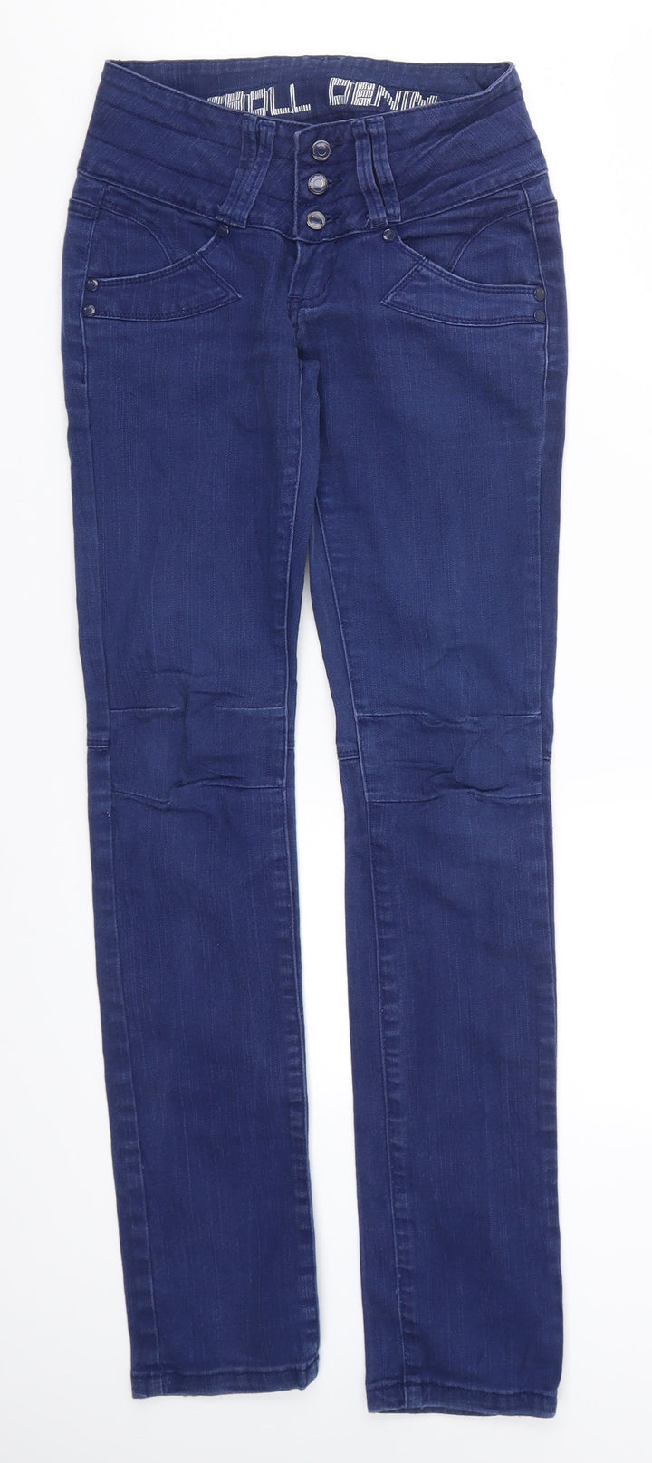 TRL Womens Blue Denim Skinny Jeans Size 4 L31 in