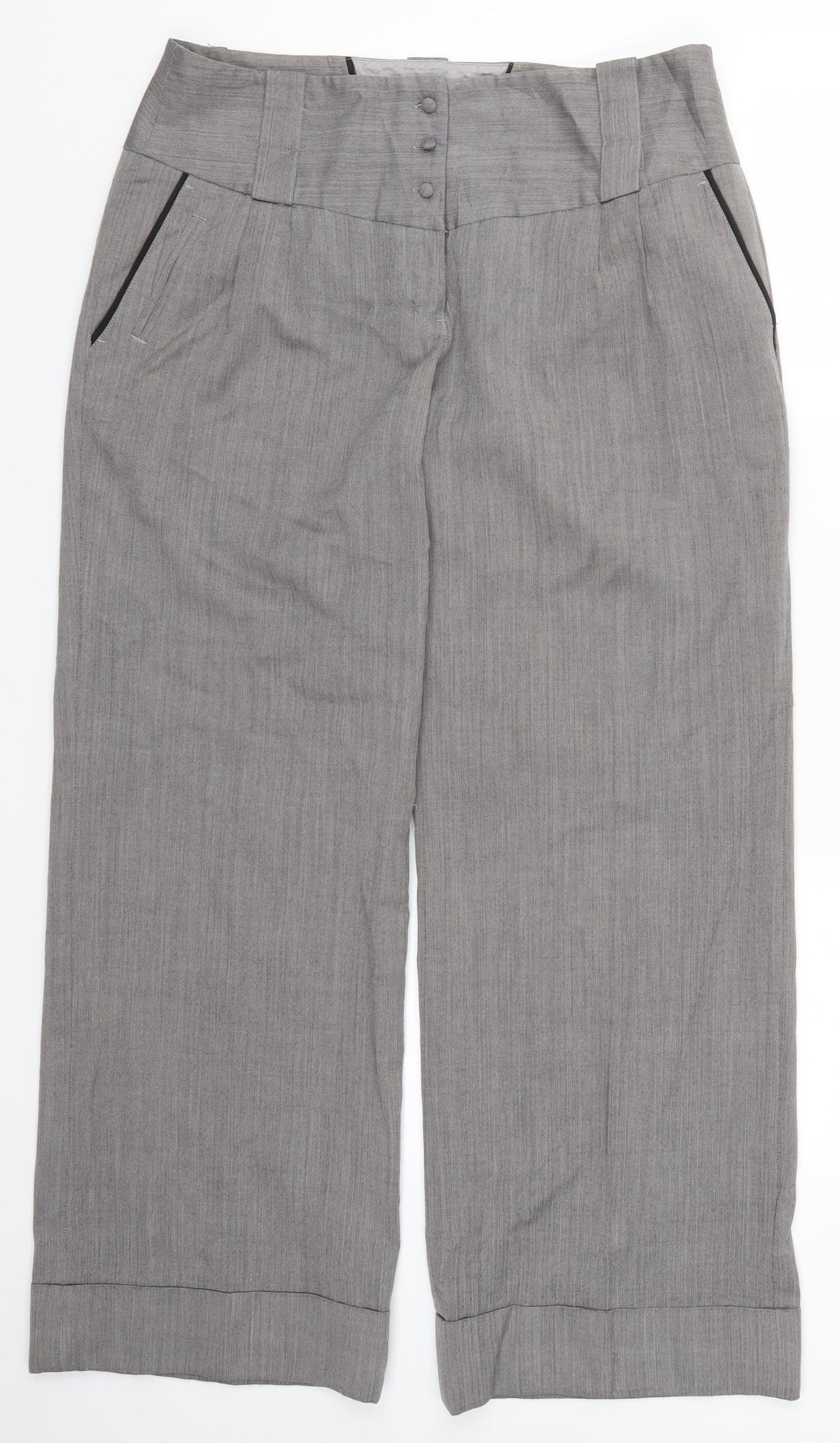 NEXT Womens Grey   Trousers  Size 14 L29 in