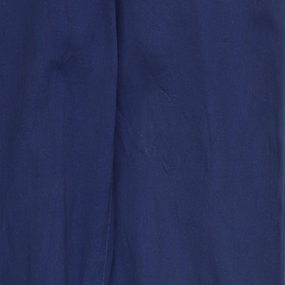 In Extenso Womens Blue   Chino Trousers Size 8 L29 in