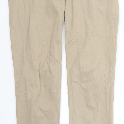 Sesst Womens Beige   Trousers  Size 8 L27.5 in