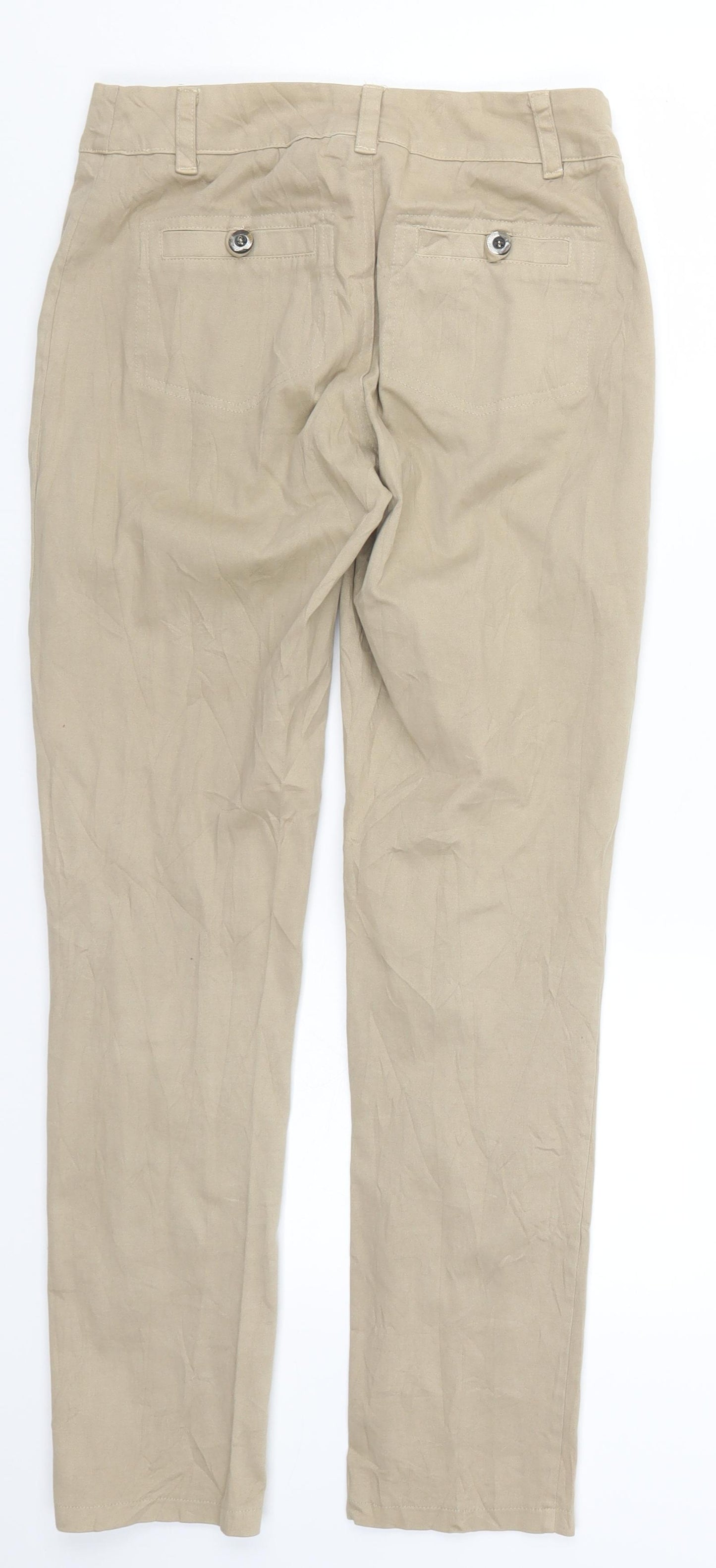Sesst Womens Beige   Trousers  Size 8 L27.5 in