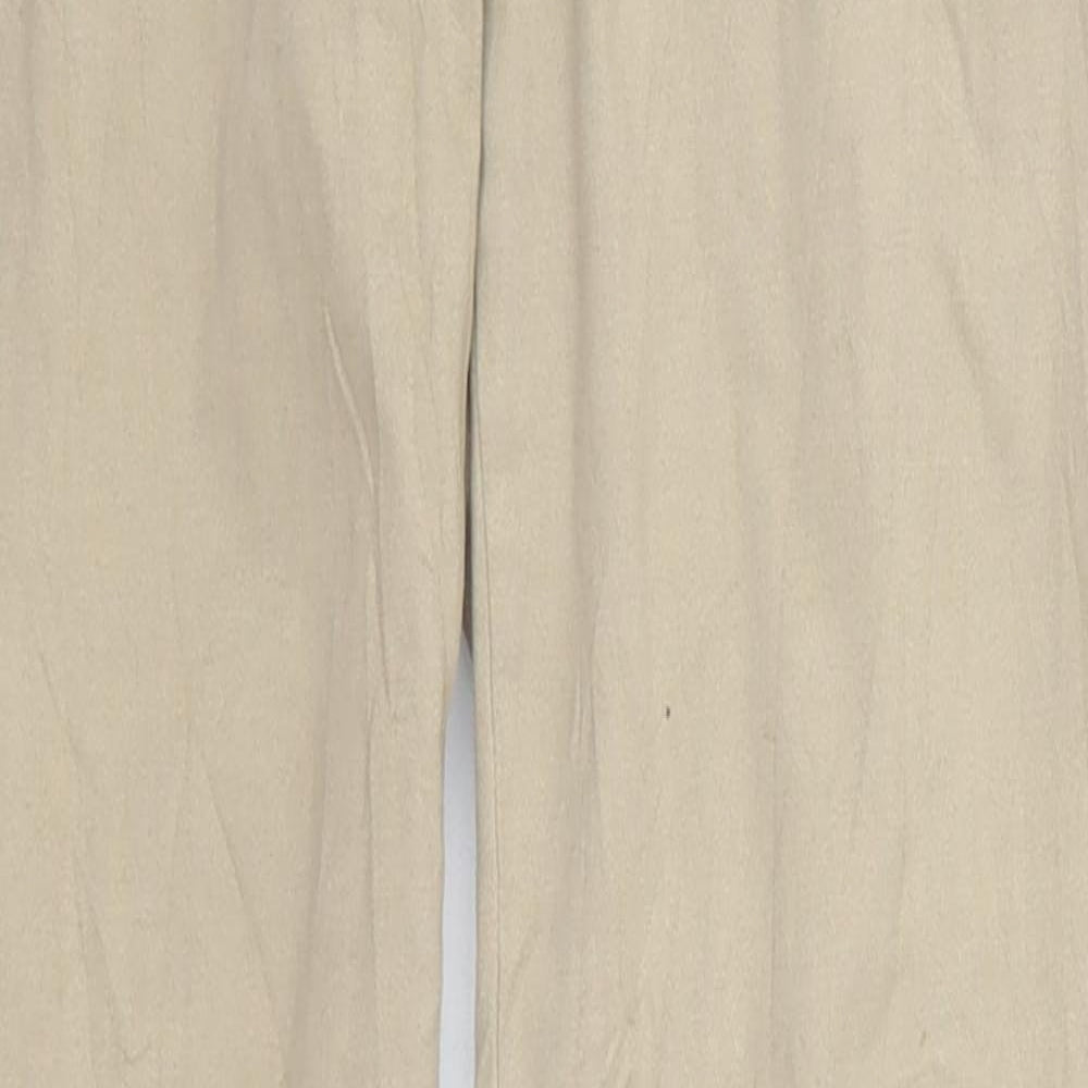 Sesst Womens Beige   Trousers  Size 8 L27.5 in