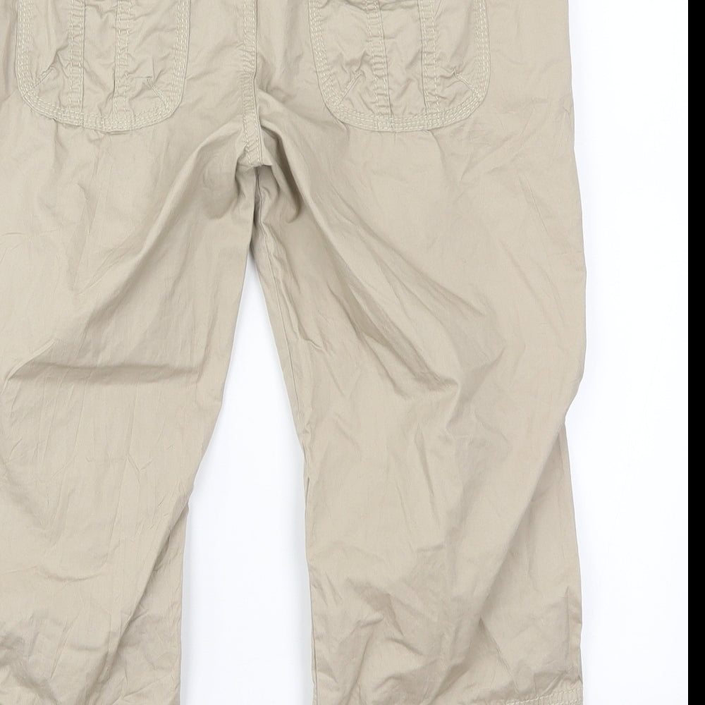 Esprit Womens Beige   Cargo Trousers Size 8 L31 in