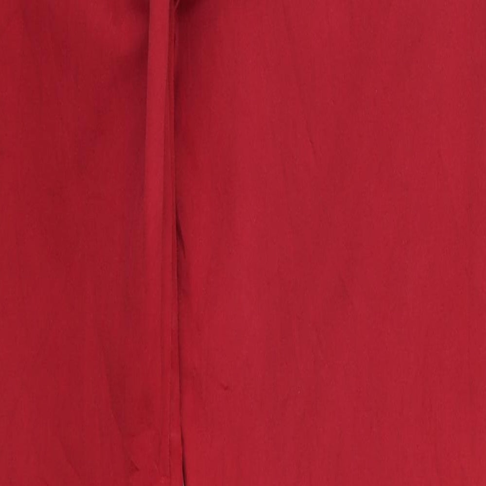 Hexeline Womens Red   Trousers  Size 14 L28.5 in