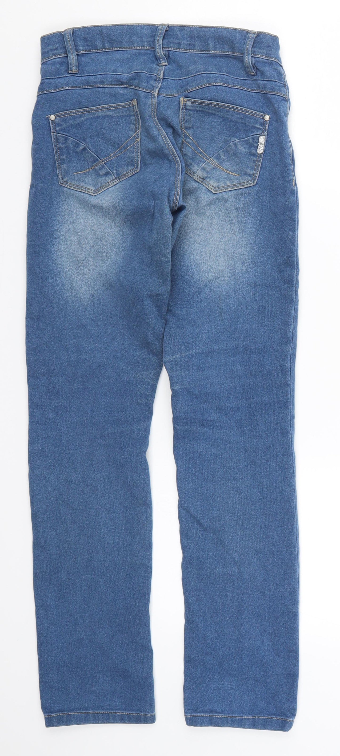 name it Girls Blue  Denim Straight Jeans Size 12 Years
