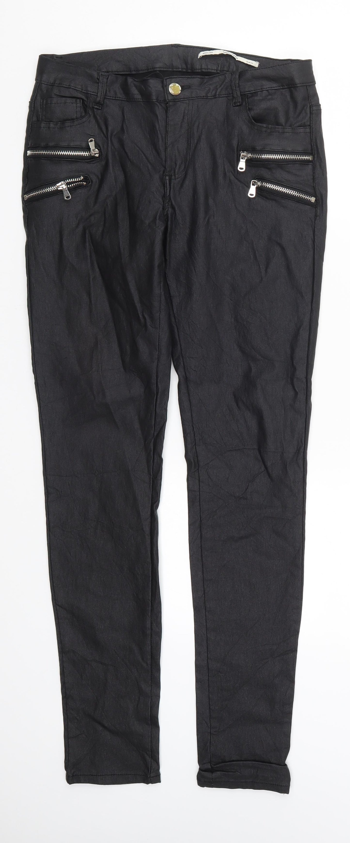 Crazy Lover Womens Black   Trousers  Size 14 L30 in