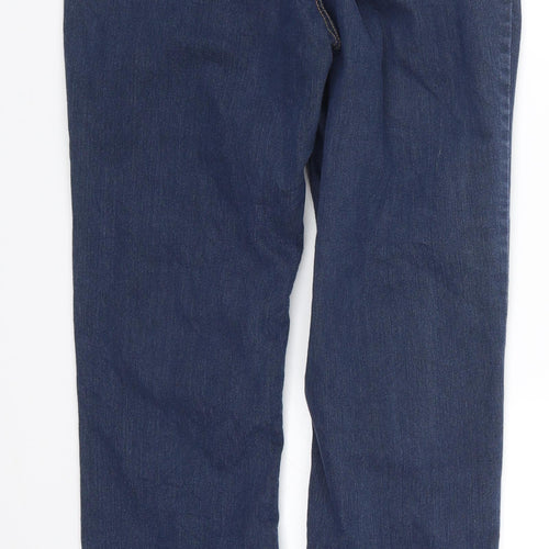 VRS Womens Blue  Denim Straight Jeans Size 14 L31 in