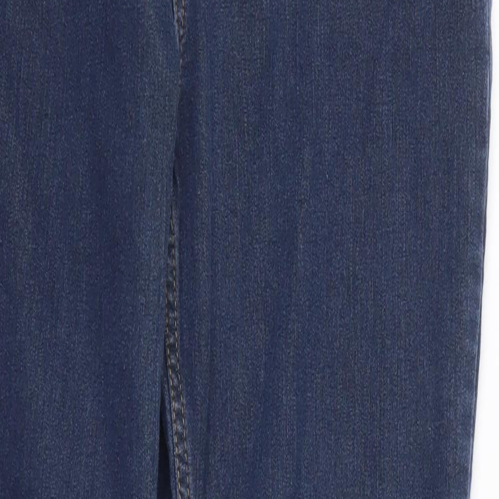 VRS Womens Blue  Denim Straight Jeans Size 14 L31 in