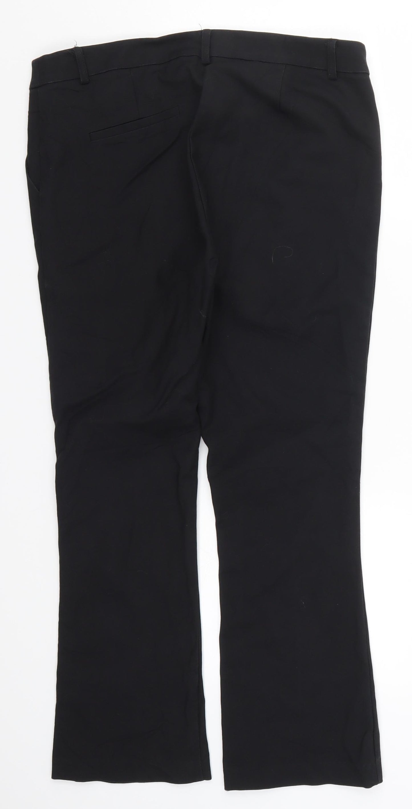 Neo Noir Womens Black   Trousers  Size M L26 in