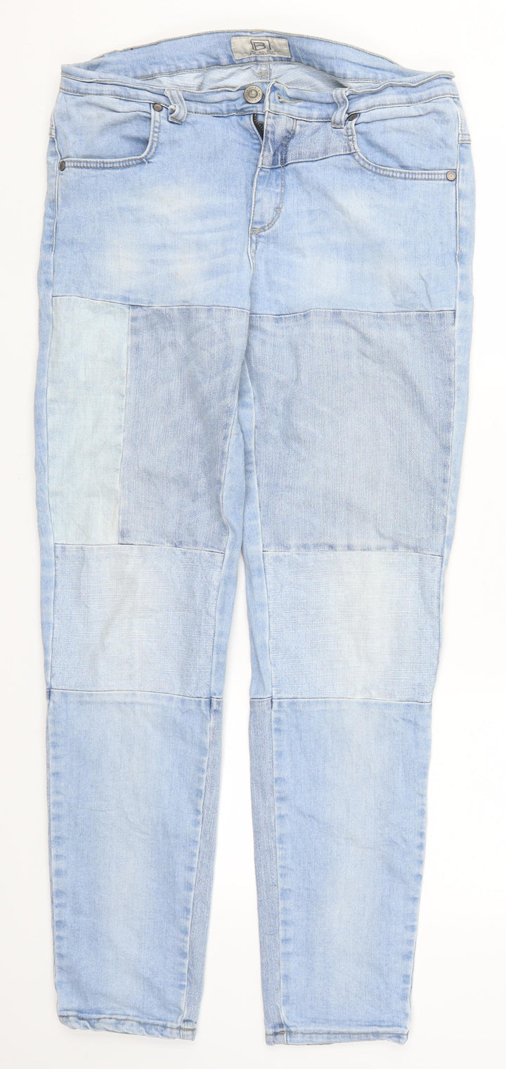 Bessie Womens Blue  Denim Tapered Jeans Size 32 L32 in
