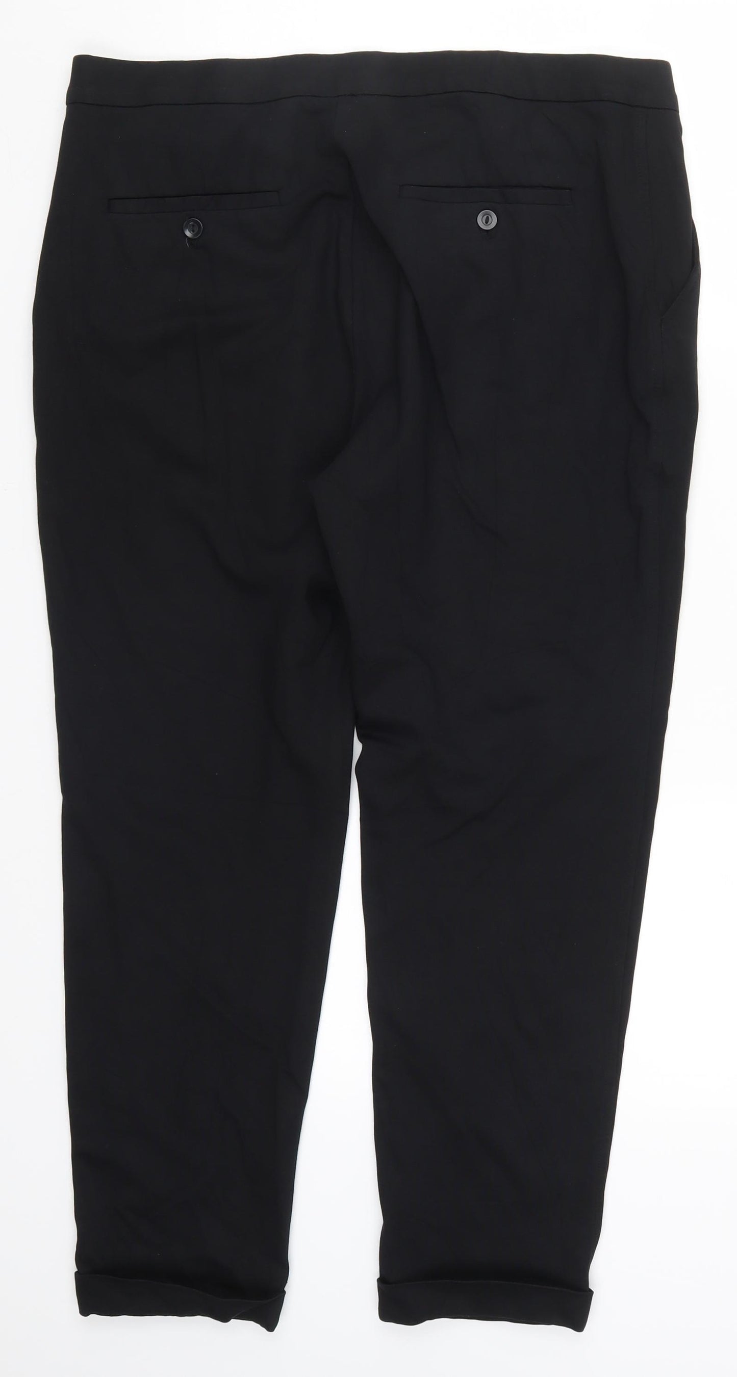 Part Two Womens Black   Trousers  Size 18 L25 in