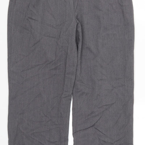 Perrugi Womens Grey   Trousers  Size 14 L27 in