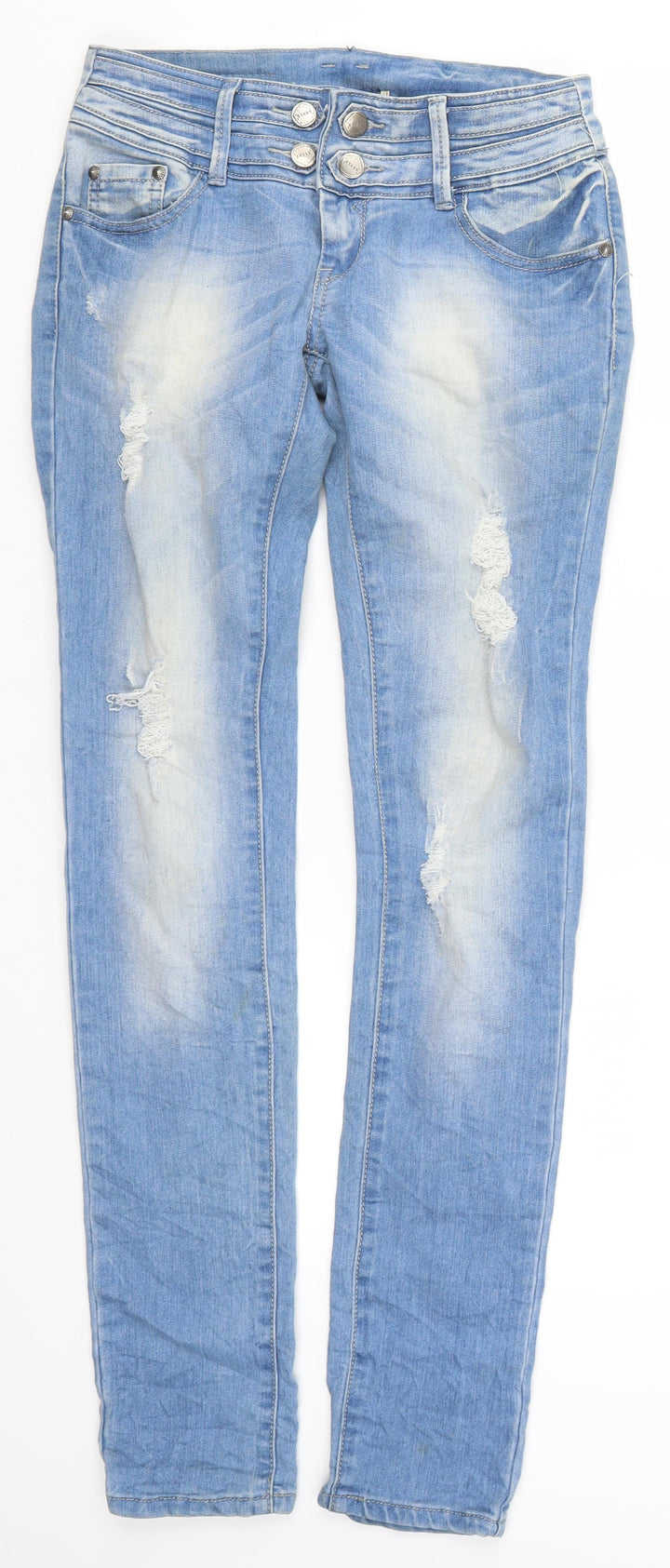 Anuke Womens Blue  Denim Skinny Jeans Size 28 in L31 in