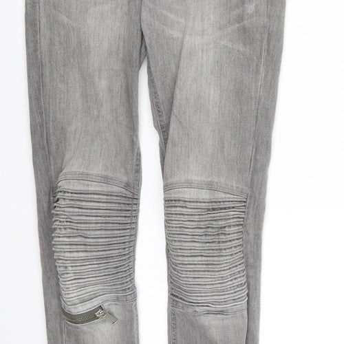 H&M Womens Grey  Denim Skinny Jeans Size 26 in L29 in