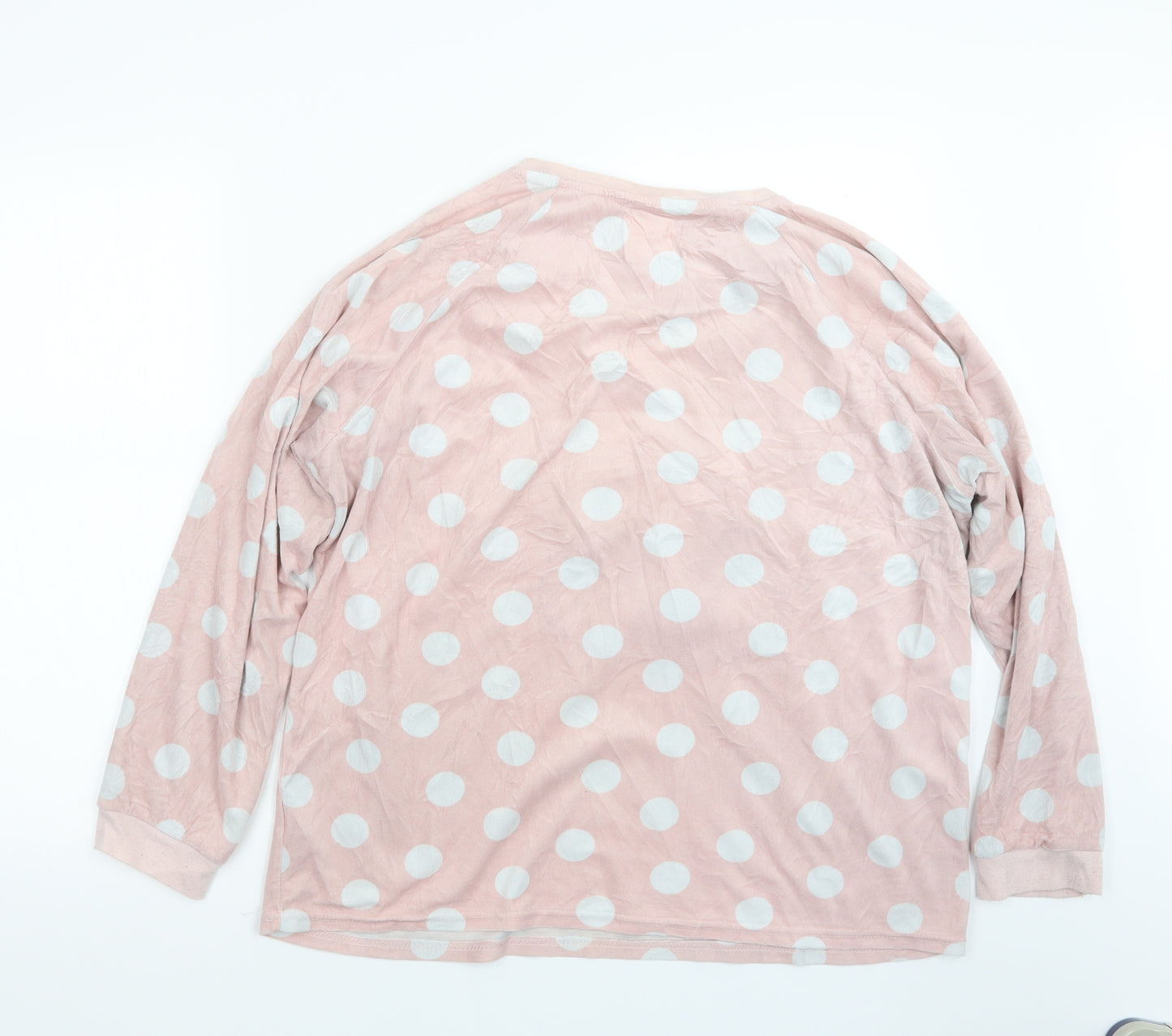 Love to Lounge Womens Pink Geometric  Top Pyjama Top Size 14