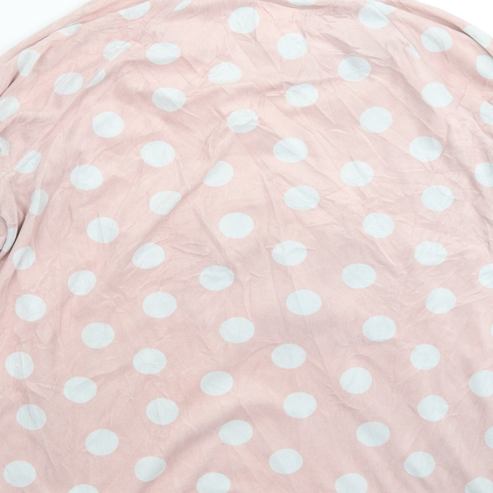 Love to Lounge Womens Pink Geometric  Top Pyjama Top Size 14