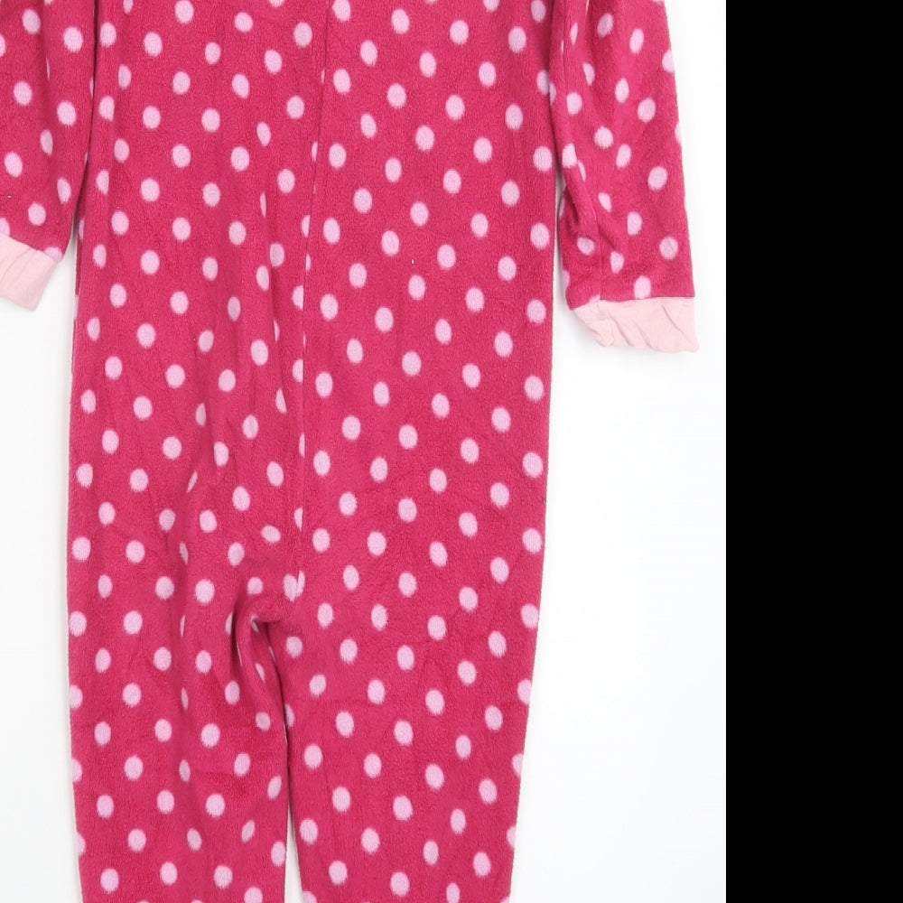 George Girls Pink Geometric  Top One Piece Size 3-4 Years  - Hello Kitty