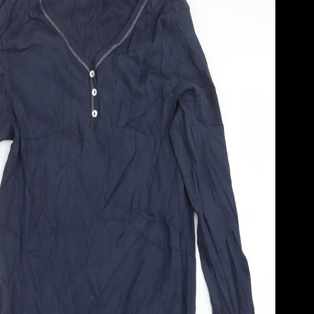 Marks and Spencer Womens Blue Geometric  Top One Piece Size 18