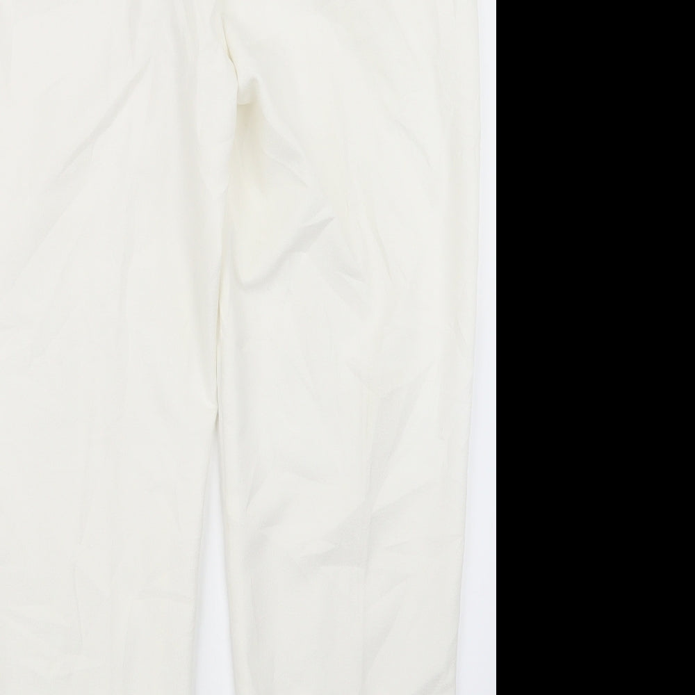 Autograph Womens Ivory   Trousers  Size 14 L25 in