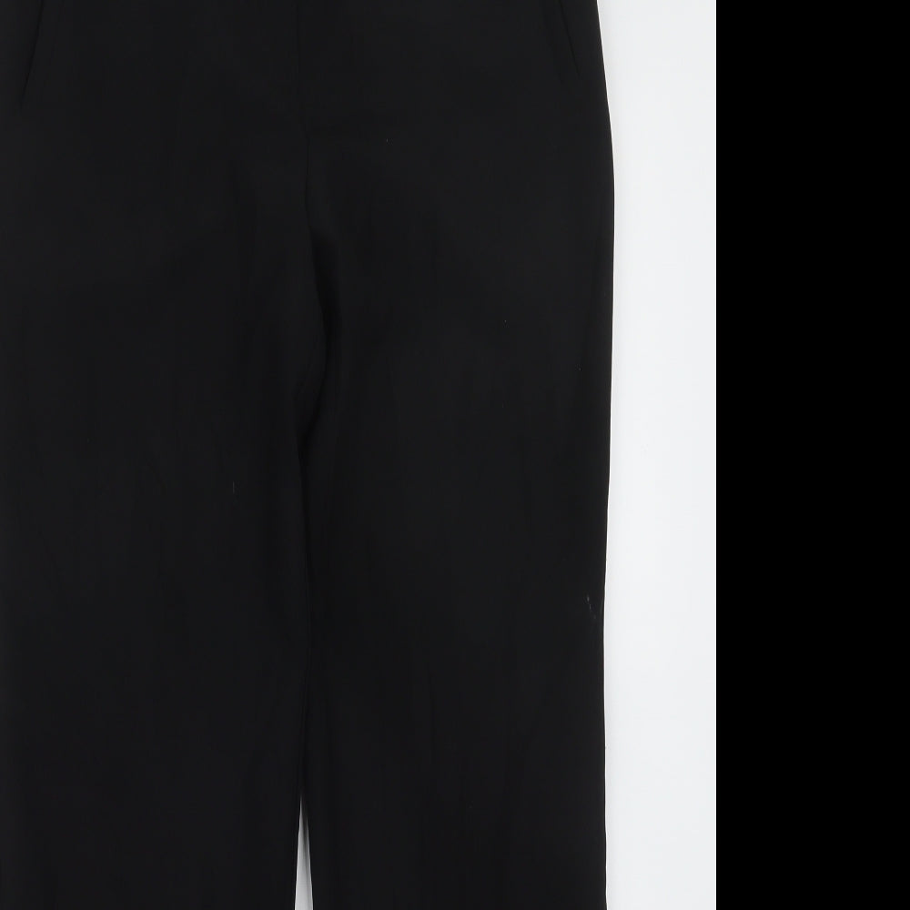 Peacocks Womens Black   Trousers  Size 10 L29 in