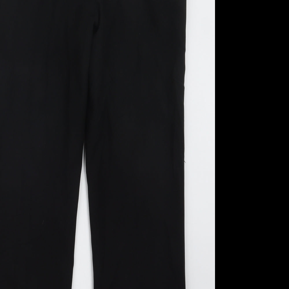 Peacocks Womens Black   Trousers  Size 10 L29 in