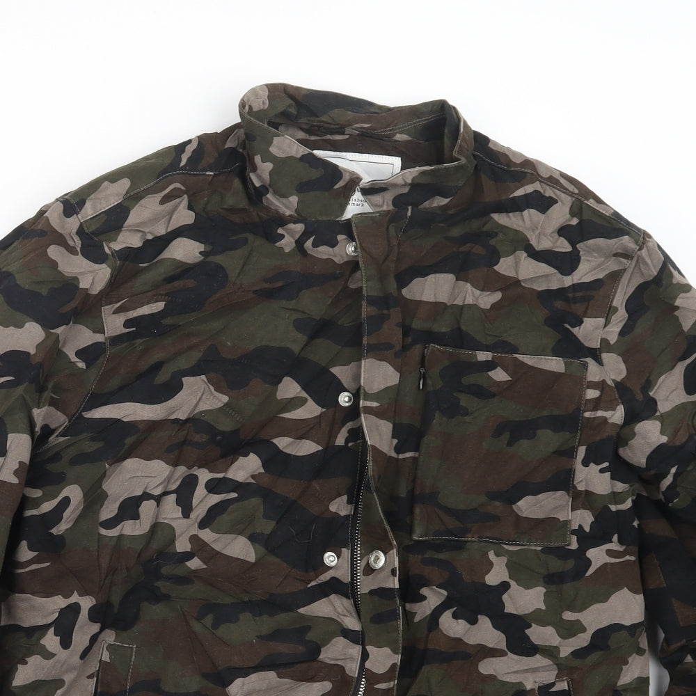 Just Junkies Womens Green Camouflage  Jacket  Size L