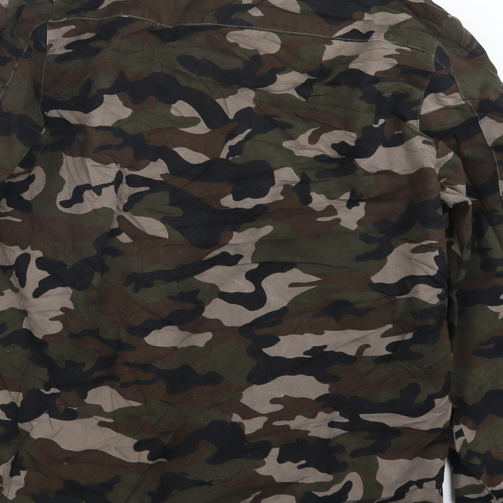 Just Junkies Womens Green Camouflage  Jacket  Size L