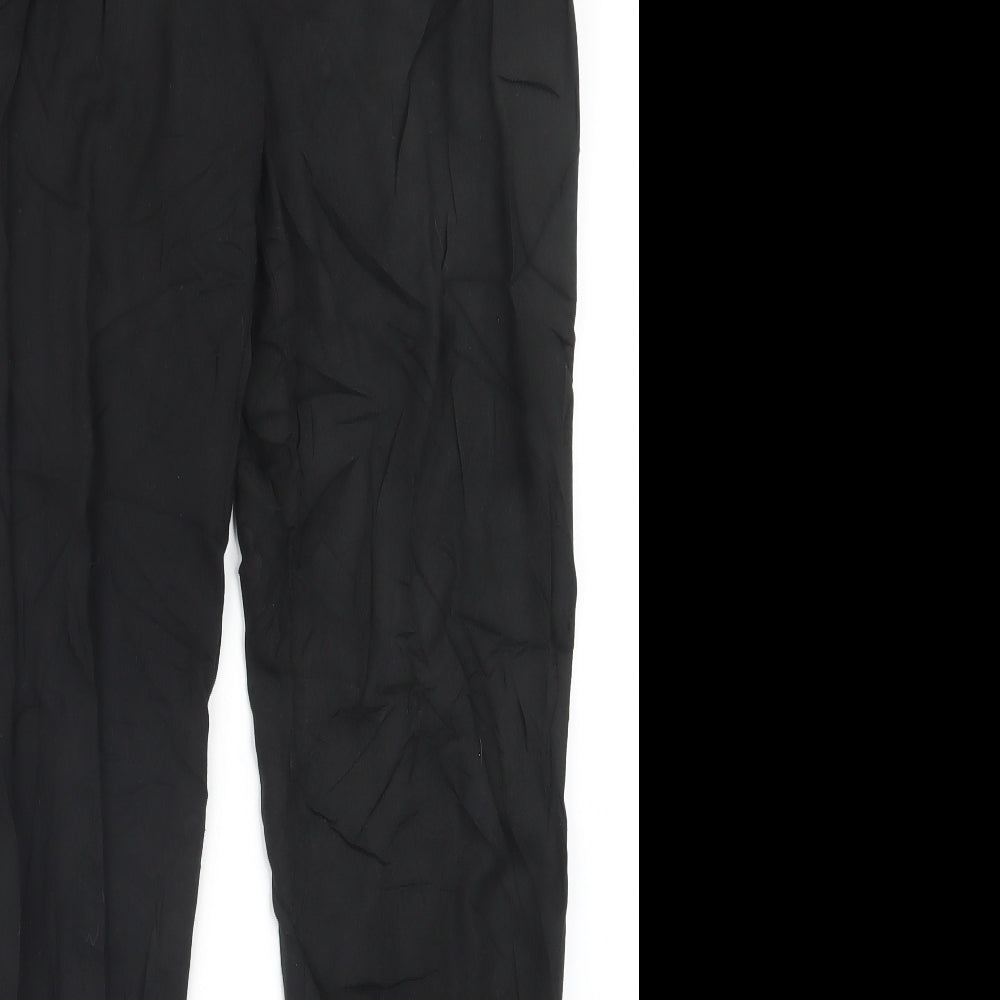 F&F Womens Black   Trousers  Size 10 L30 in
