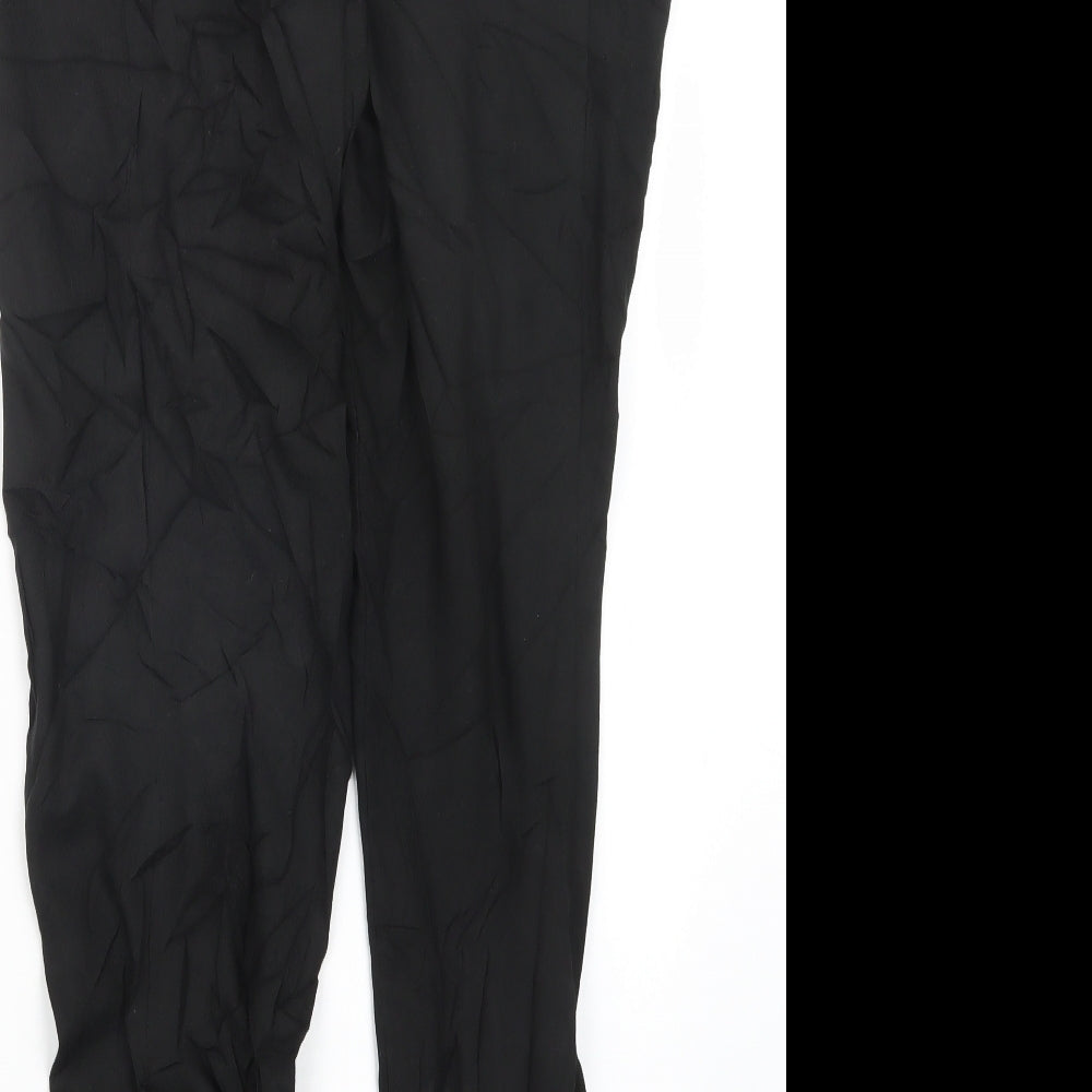 F&F Womens Black   Trousers  Size 10 L30 in