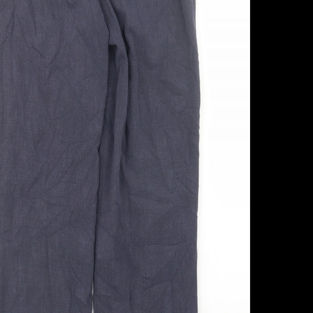 Marks and Spencer Womens Blue   Trousers  Size 8 L28 in