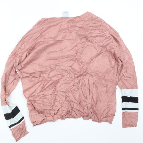 ICHI Womens Pink   Pullover Jumper Size XS