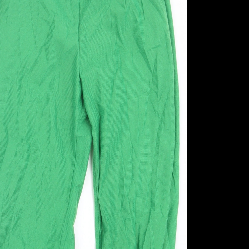 Smiffys Boys Green   Capri Trousers Size 10-11 Years