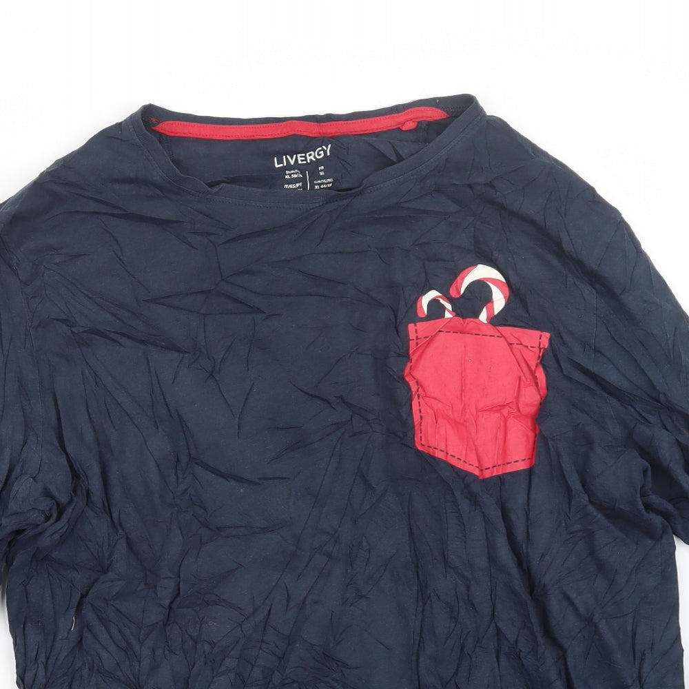 Livergy Mens Blue    T-Shirt Size XL
