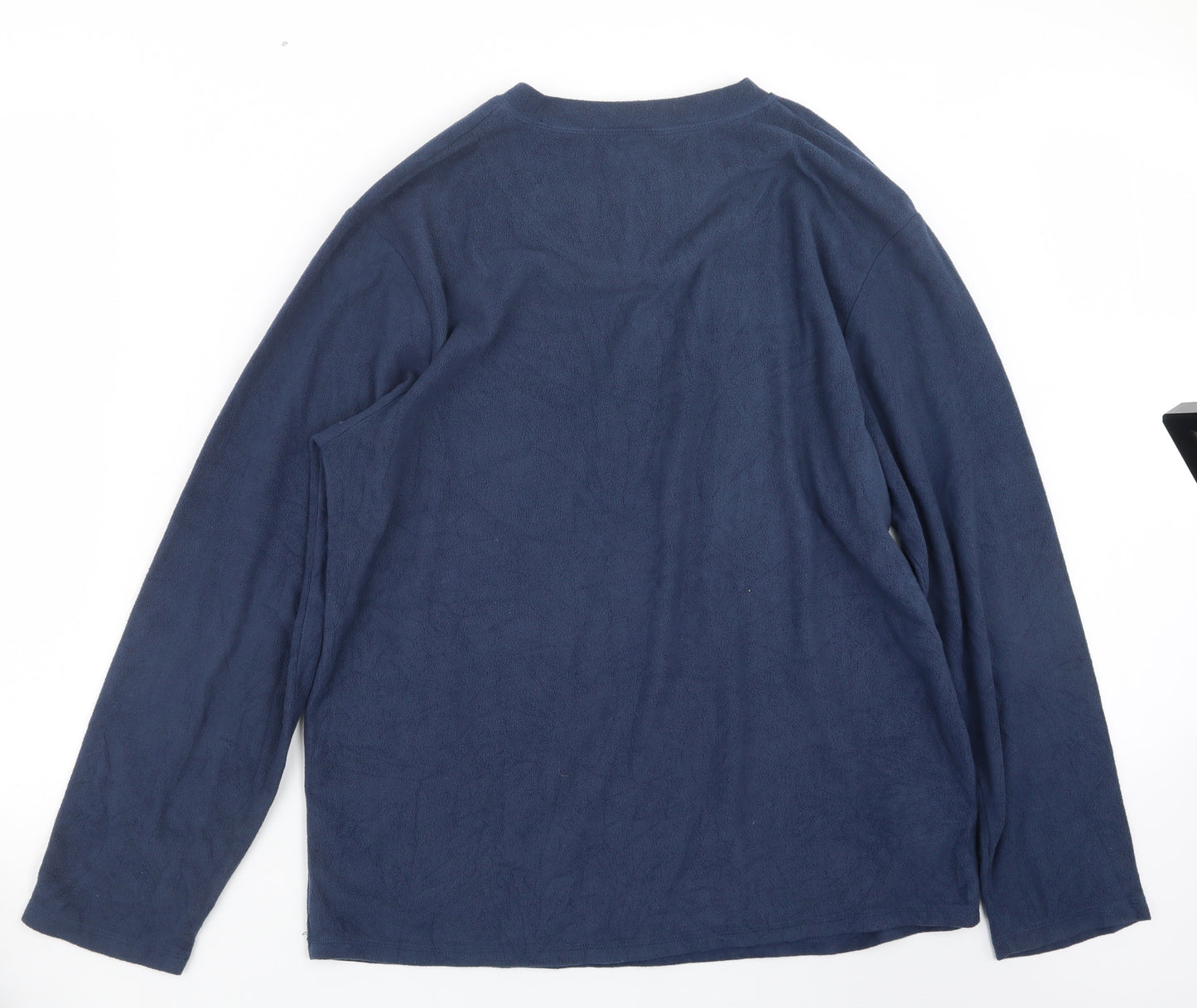 F&F Mens Blue Geometric   Pyjama Top Size L