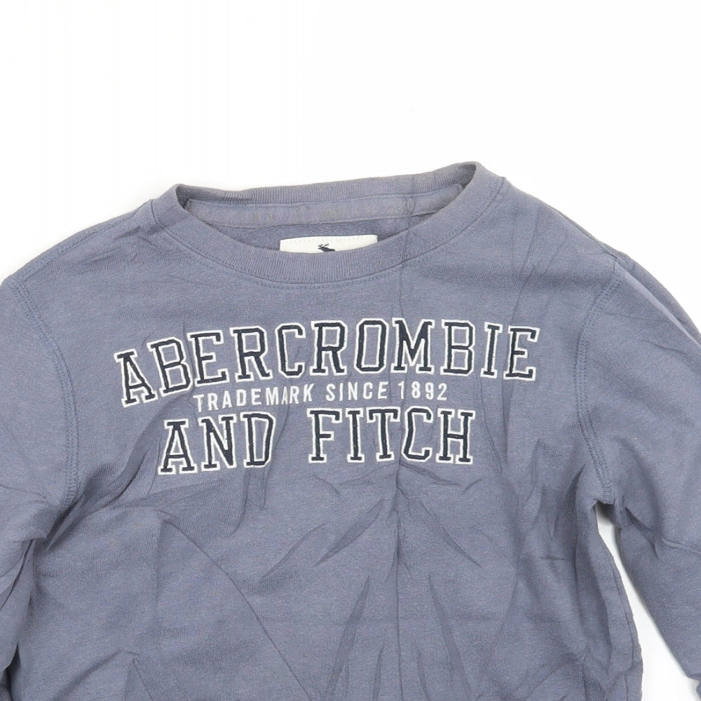 Abercrombie & Fitch Boys Purple   Pullover Jumper Size 9-10 Years