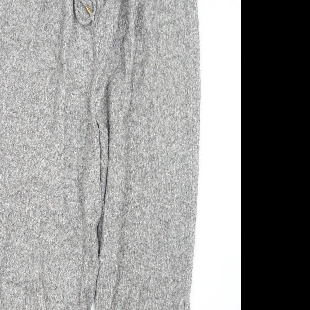 H&M Womens Grey  Knit Jogger Trousers Size S L26 in