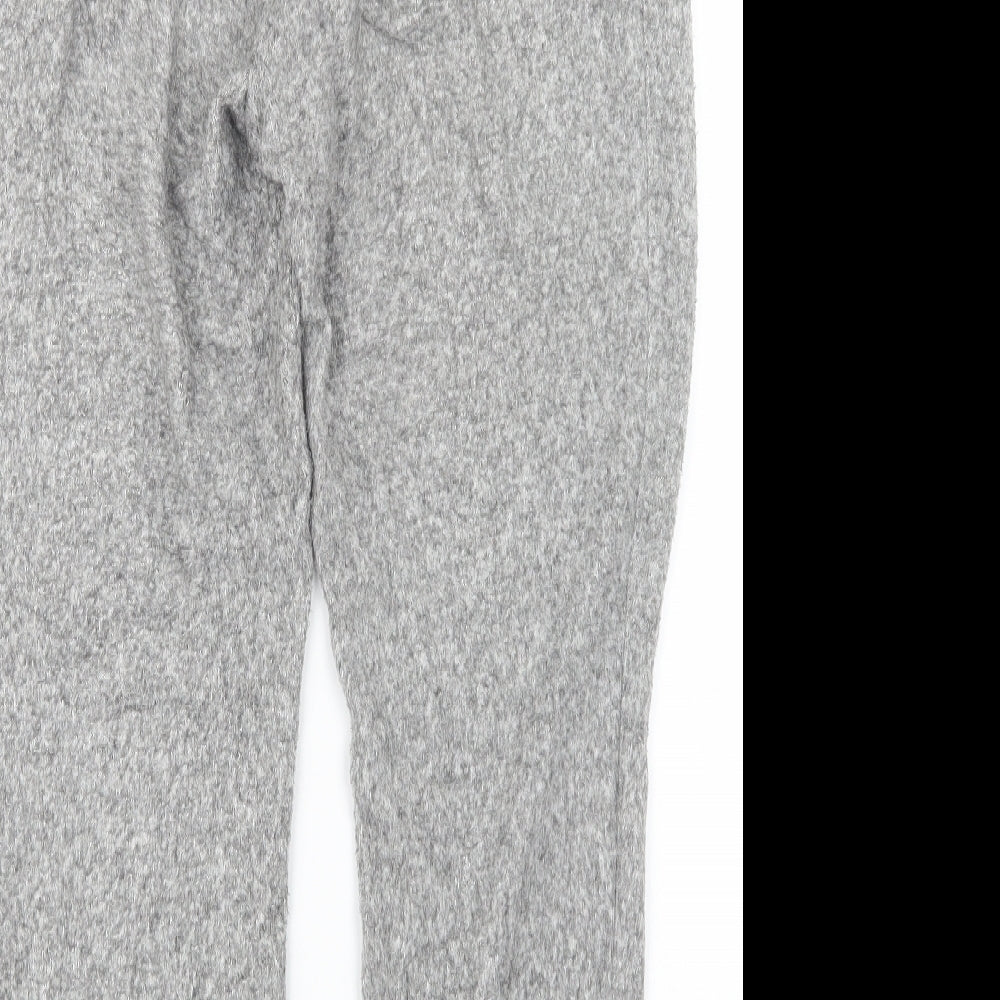 H&M Womens Grey  Knit Jogger Trousers Size S L26 in