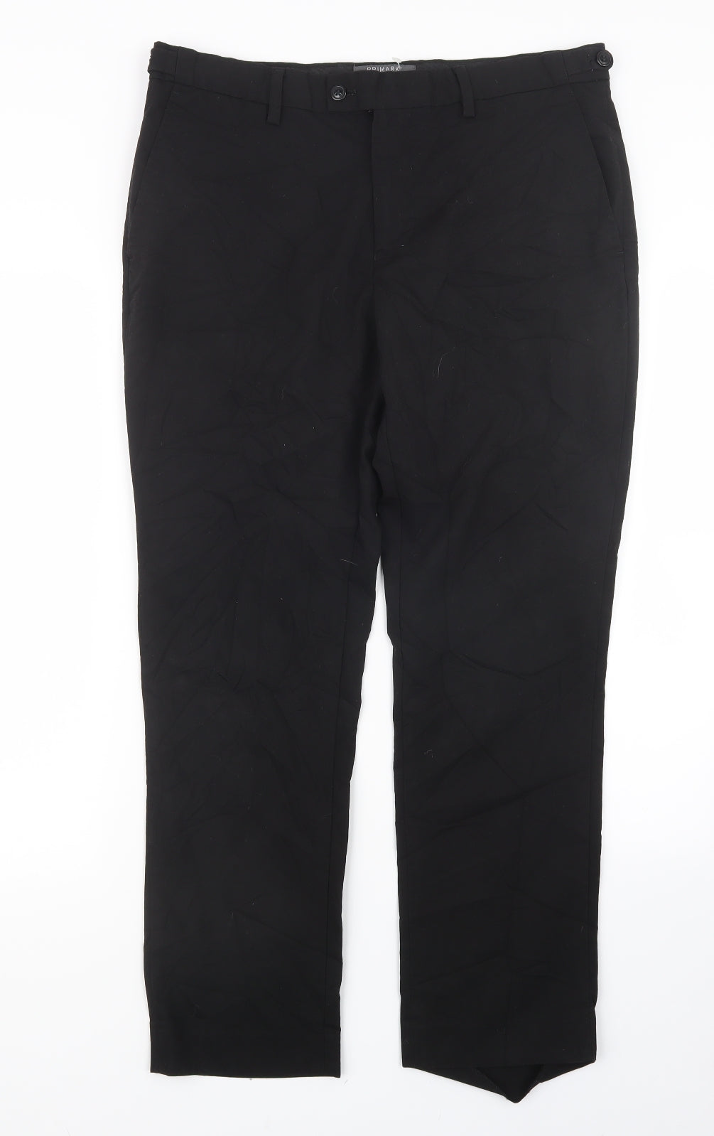 Primark Mens Black   Trousers  Size 34 in L29 in