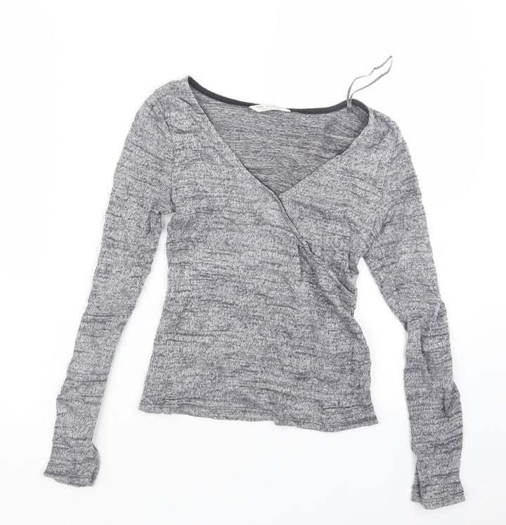 Miss Selfridge Womens Blue Knit Pullover Jumper Size 6