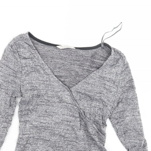 Miss Selfridge Womens Blue  Knit Pullover Jumper Size 6