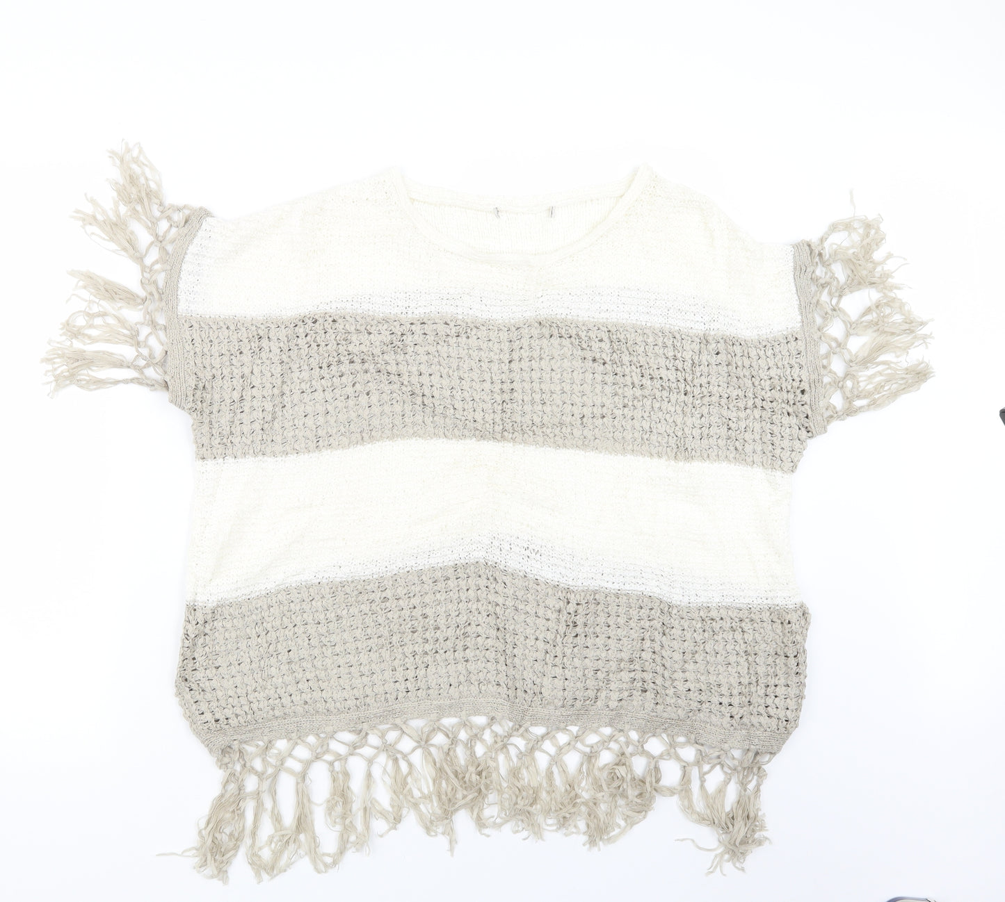 George Womens Beige  Knit Pullover Jumper Size M