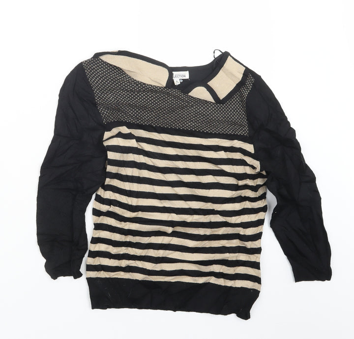 Debenhams Womens Black Pullover Jumper Size 8