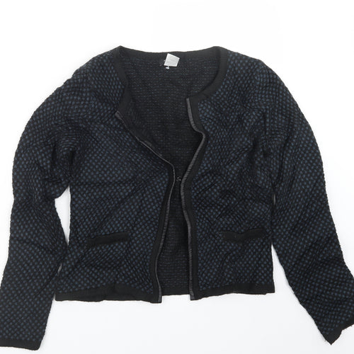 La Redoute Womens Black  Knit Cardigan Jumper Size 10