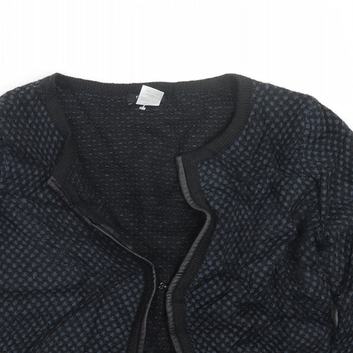 La Redoute Womens Black  Knit Cardigan Jumper Size 10
