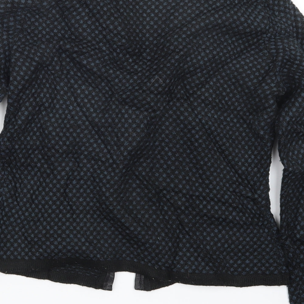 La Redoute Womens Black  Knit Cardigan Jumper Size 10