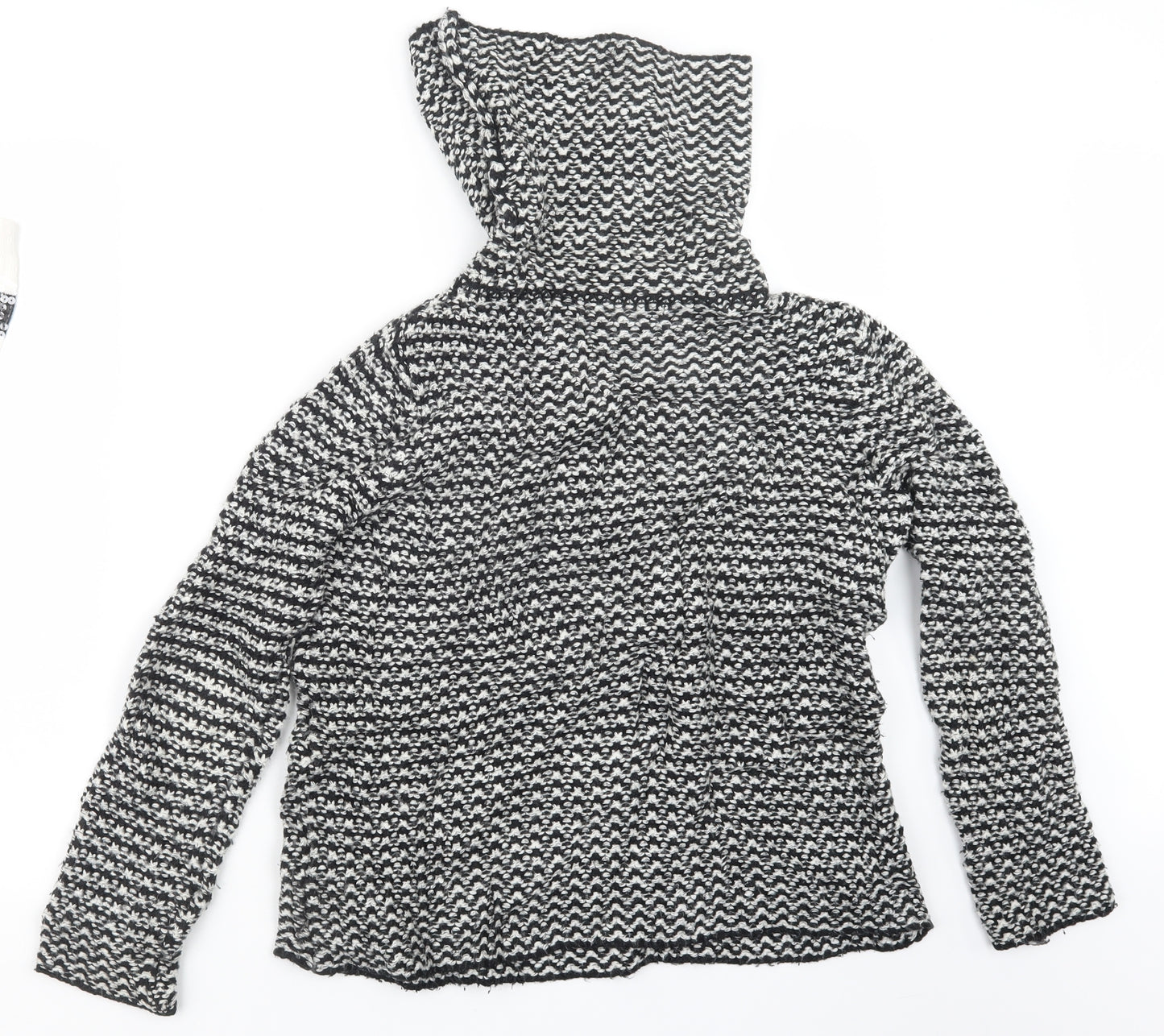 Zara Knit Womens Black  Knit Pullover Jumper Size M