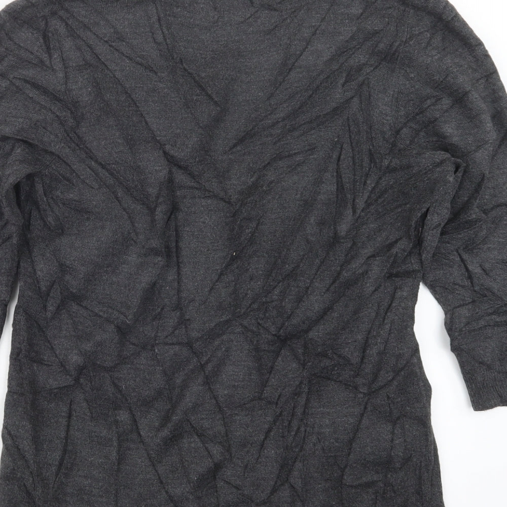 BHS Womens Grey  Knit Pullover Jumper Size 14