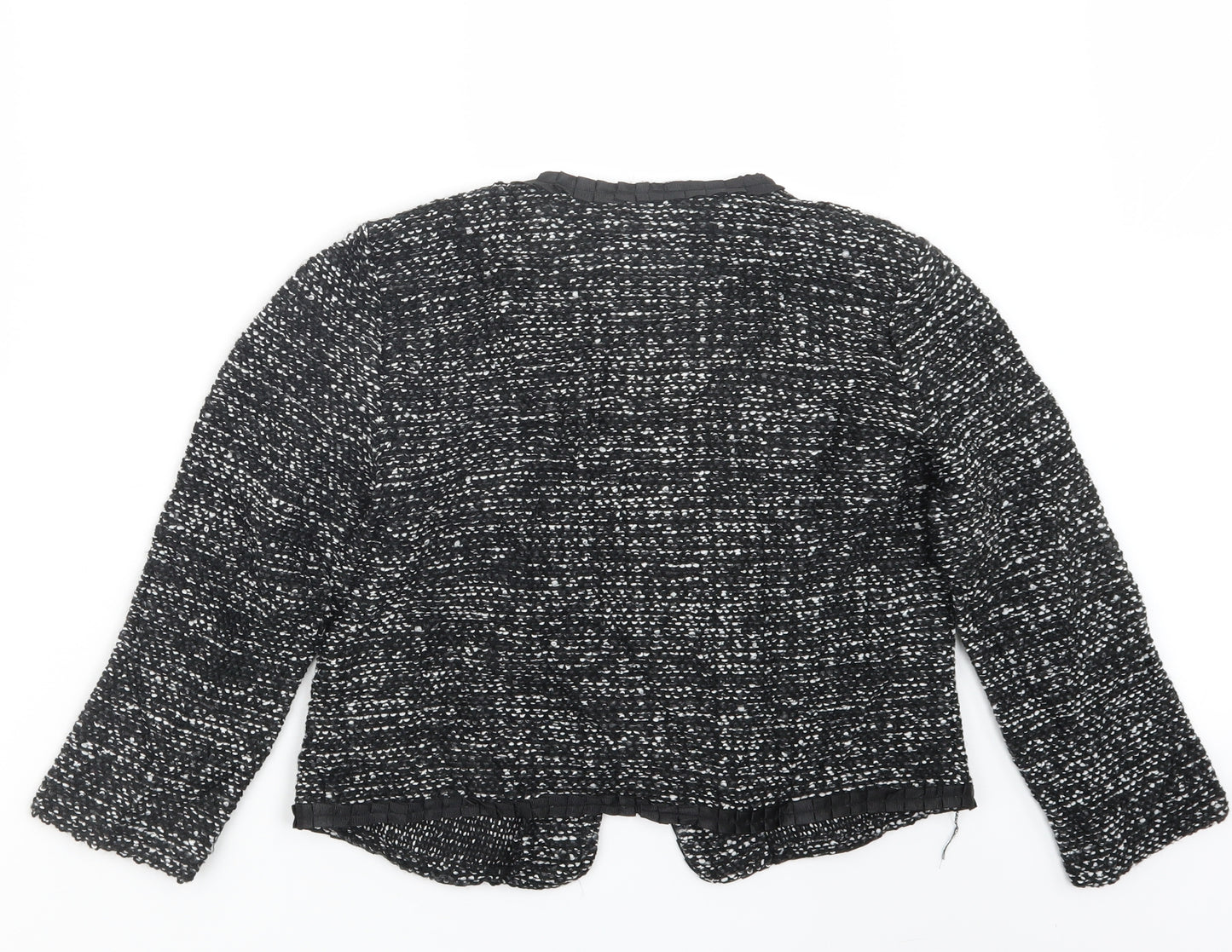 Per Una Womens Black  Knit Cardigan Jumper Size 10