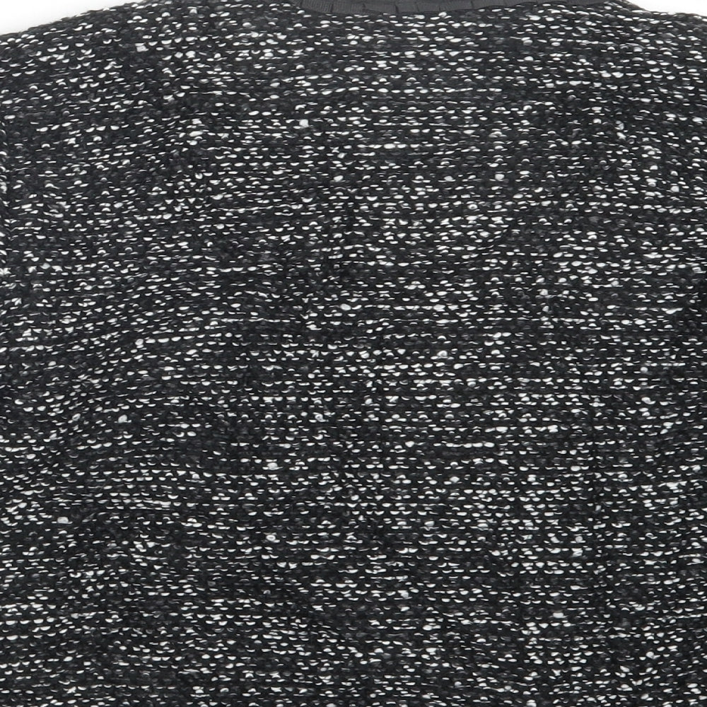 Per Una Womens Black  Knit Cardigan Jumper Size 10
