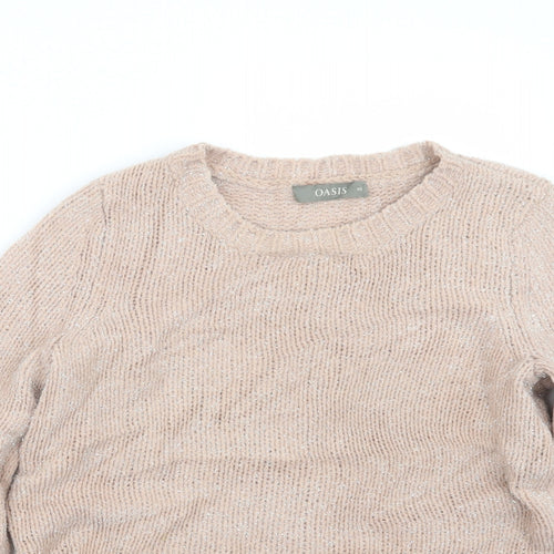 Oasis Womens Pink  Knit Pullover Jumper Size XS